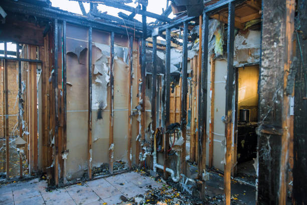 Professional Fire Damage Repair technician working in Belzoni, MS
